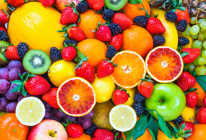 Các loại trái cây sẽ mang đủ chất dinh dưỡng tăng cân cho vận động thường xuyên